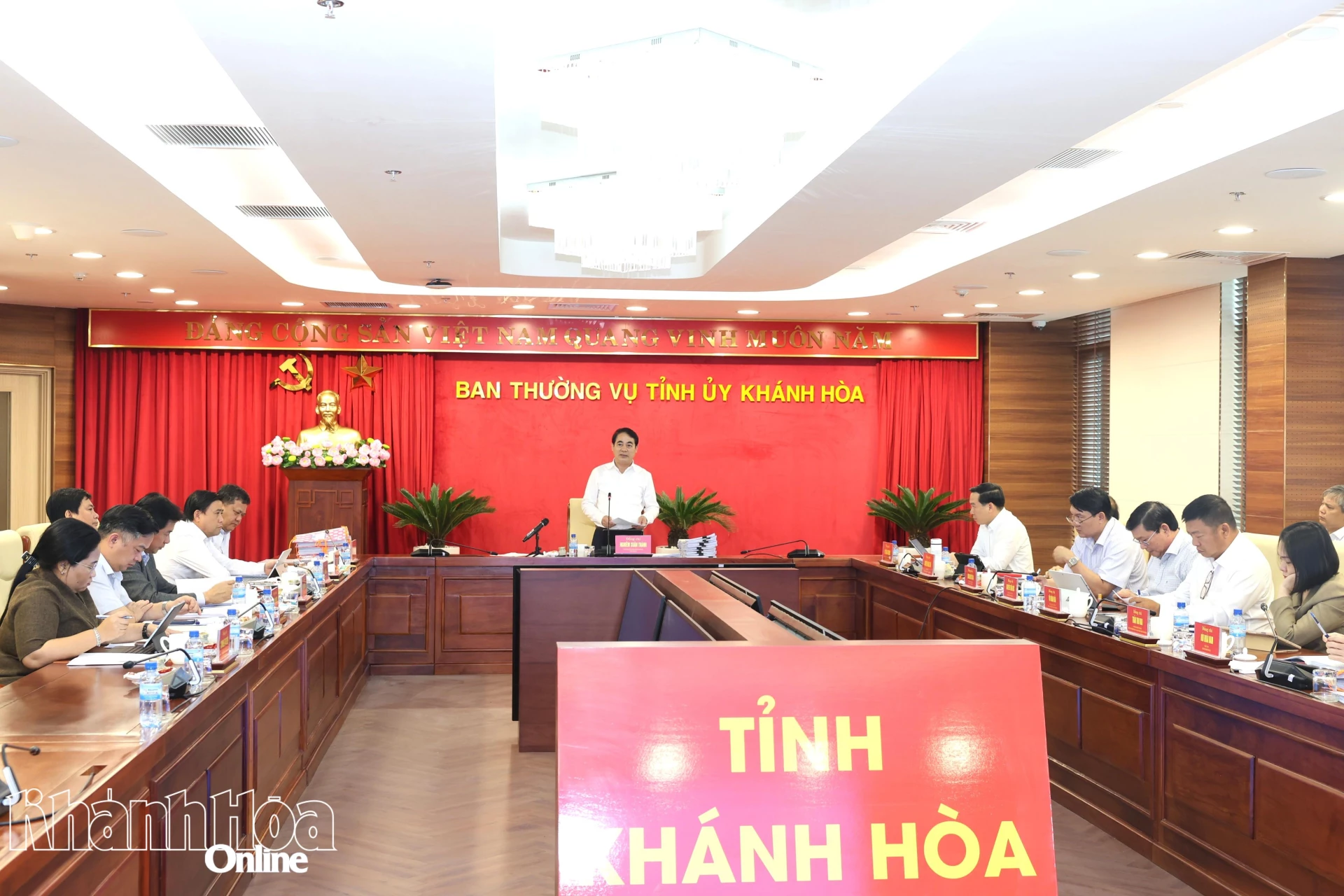 Ban Thường vụ Tỉnh ủy Khánh Hòa cho ý kiến đối với Đề án đổi mới, nâng cao chất lượng hoạt động của các cơ quan, đơn vị - Báo Khánh Hòa