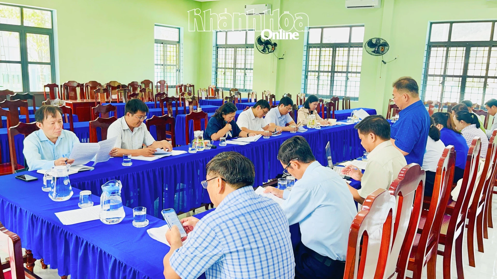 Ủy ban Bầu cử tỉnh Khánh Hòa kiểm tra công tác chuẩn bị bầu cử tại xã Anh Dũng - Báo Khánh Hòa