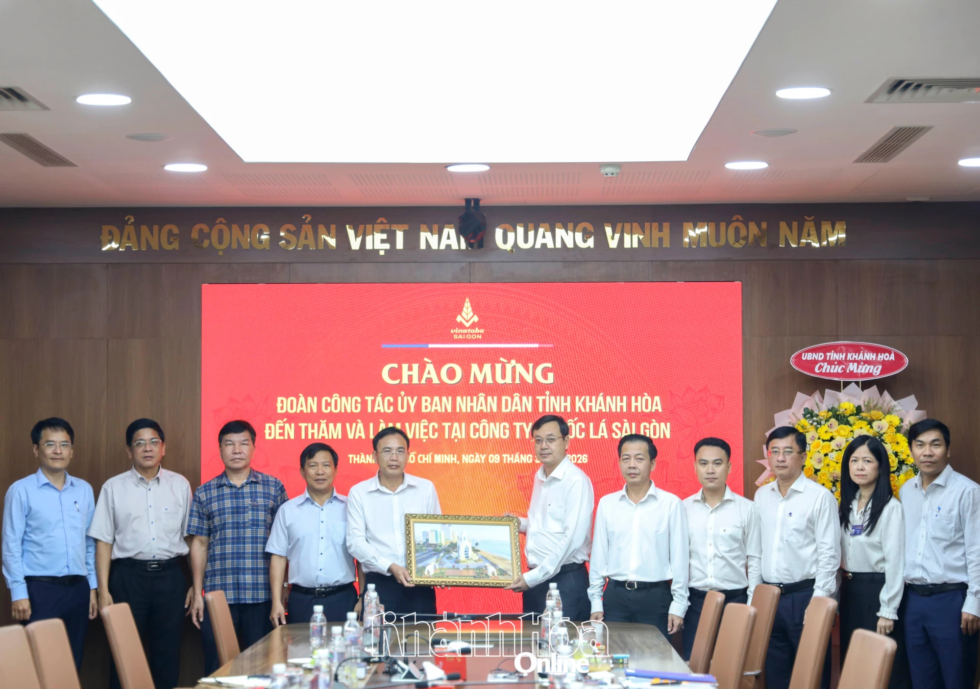 Đoàn công tác của UBND tỉnh thăm, làm việc với một số doanh nghiệp tại TP. Hồ Chí Minh - Báo Khánh Hòa
